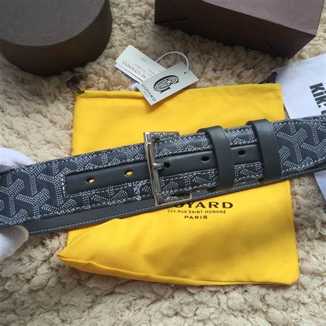 goyard belt replica|leather goyard dupe.